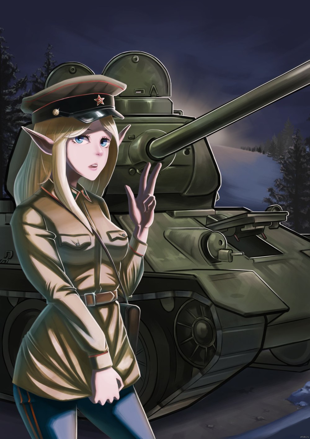 Инга танкистка