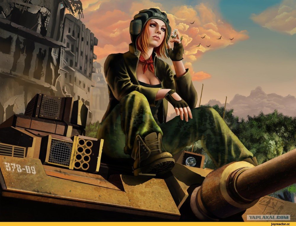 World of Tanks девушки танкистки