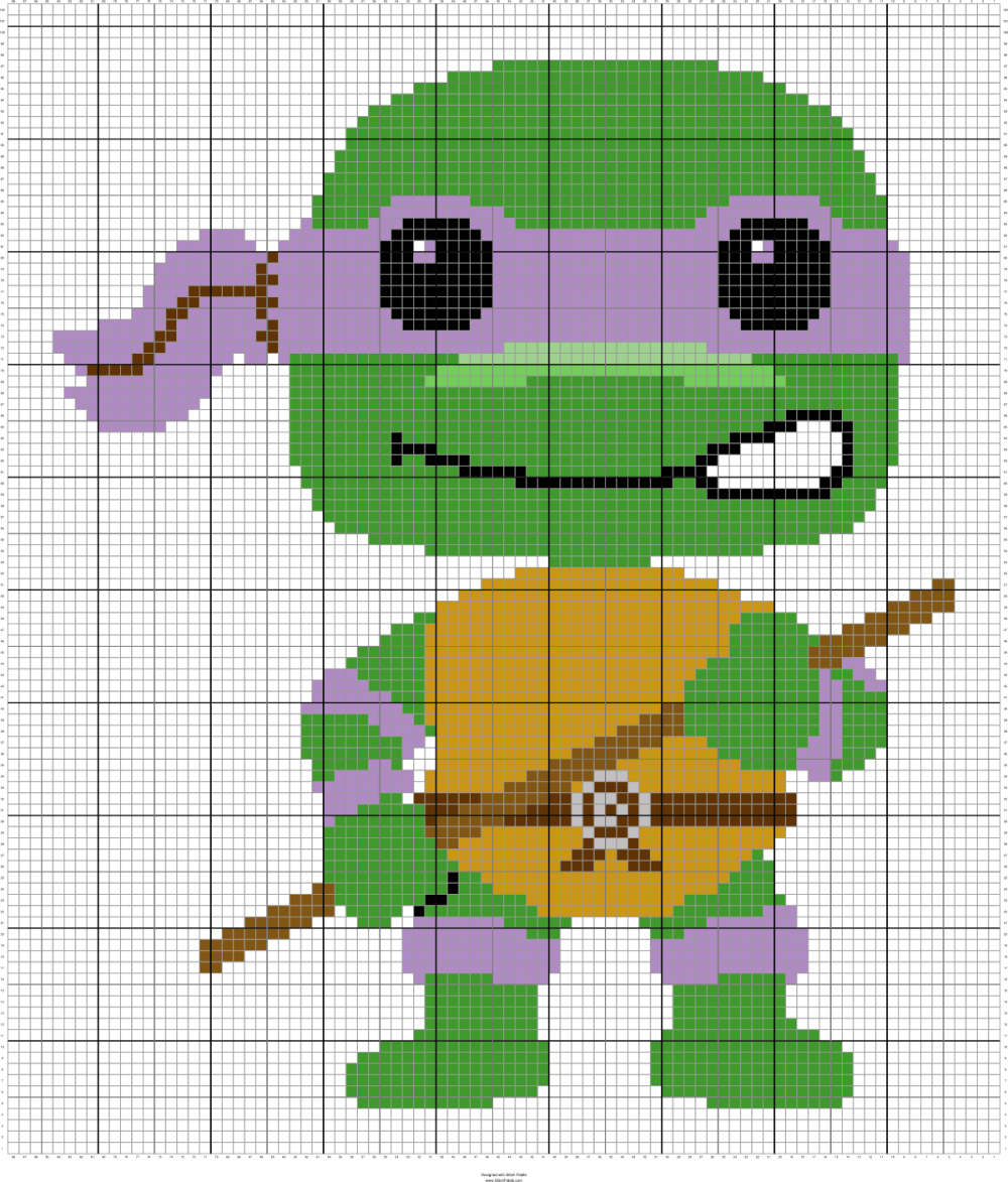 Perler Beads черепашек ниндзя