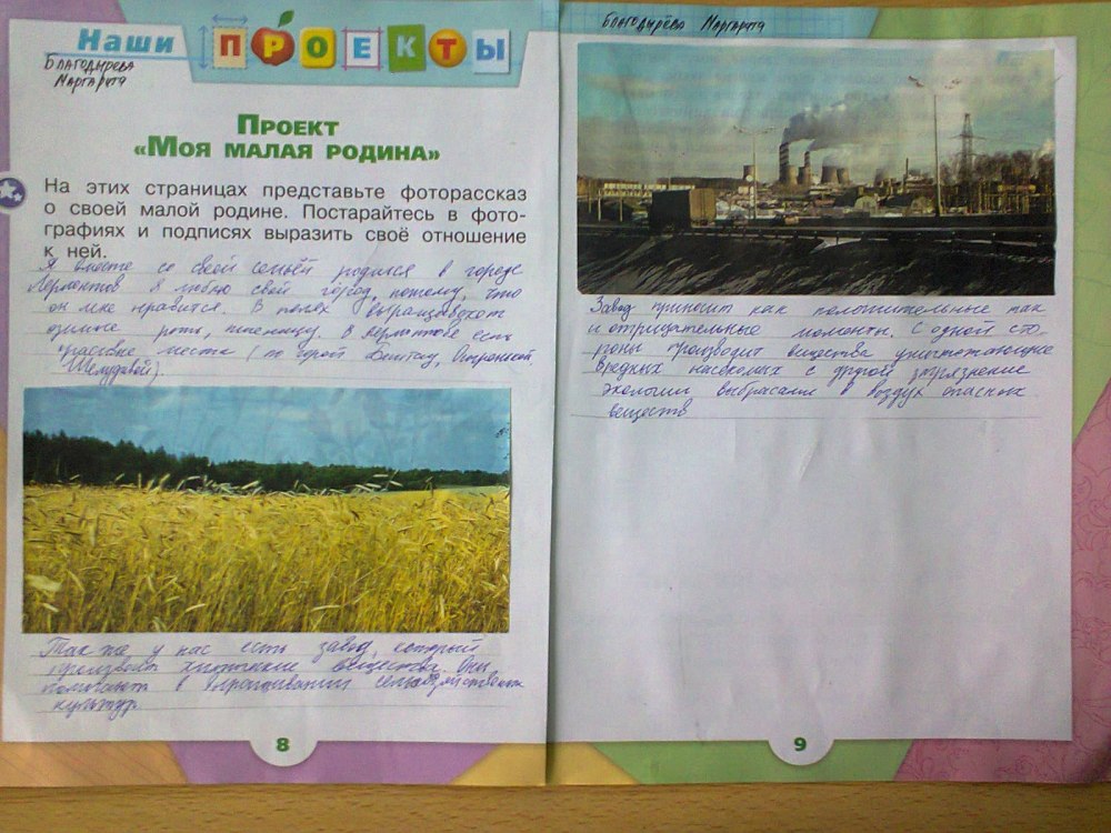 Детские проекты моя малая Родина