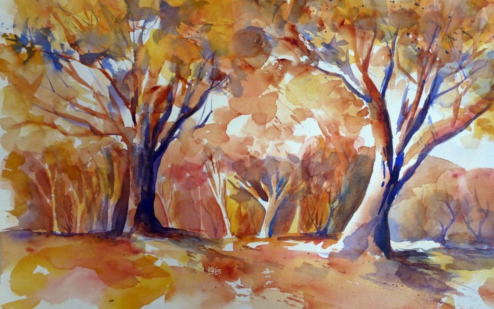 Рисунки красками