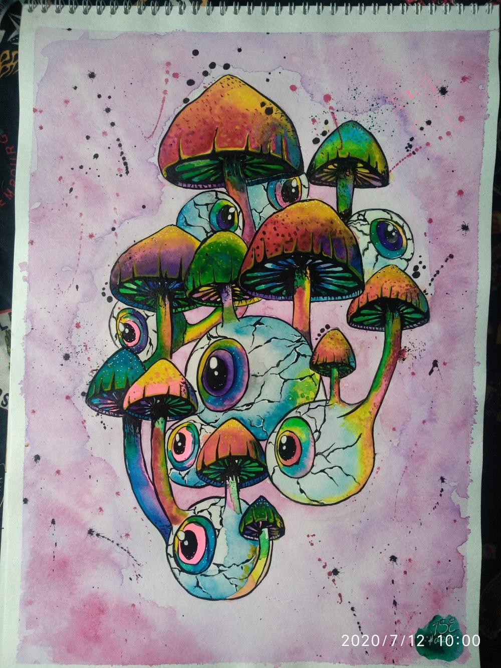 Мухомор рисунок инди КИД