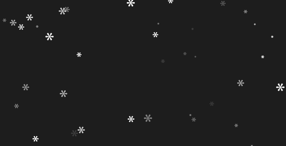Секущий снег на прозрачном фоне