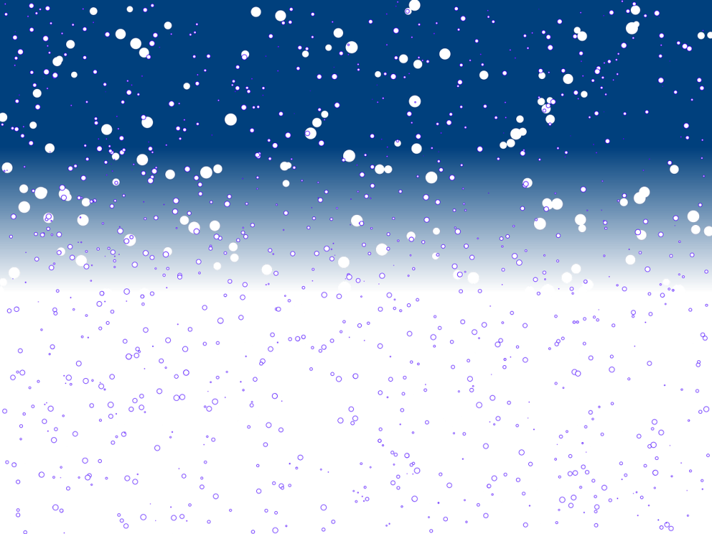 Эффект снега