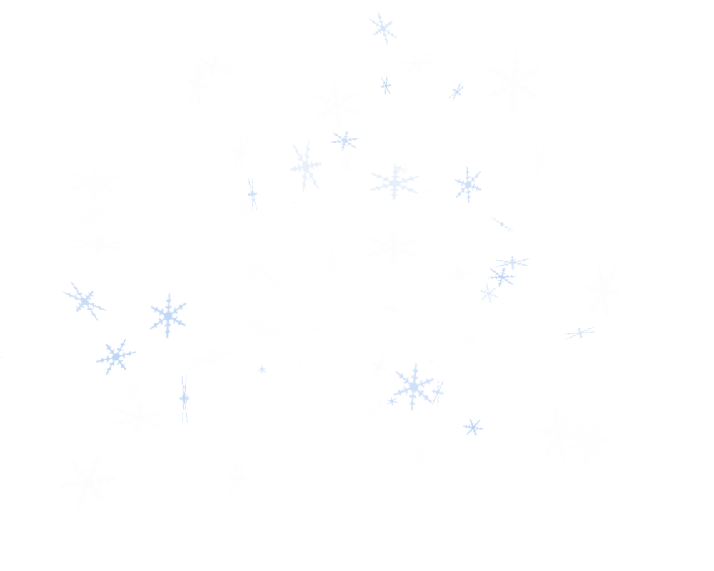 Снег без фона