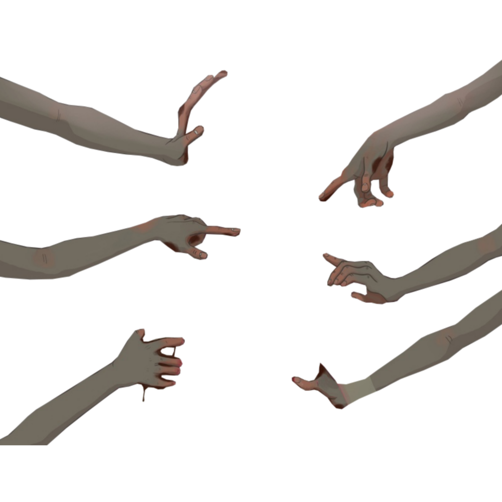 Стилистика рисования рук