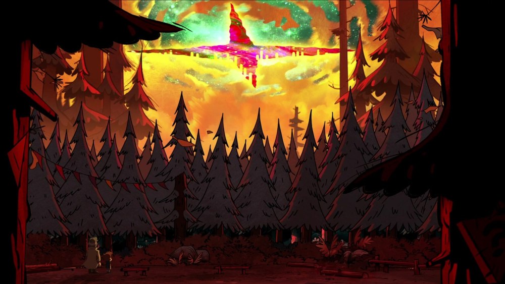 Gravity Falls пейзажи