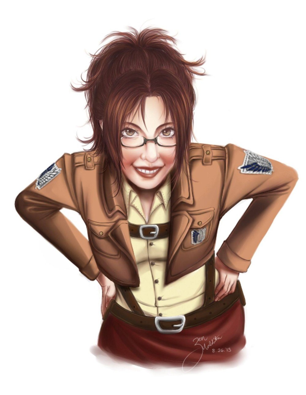 Attack on Titan Ханджи