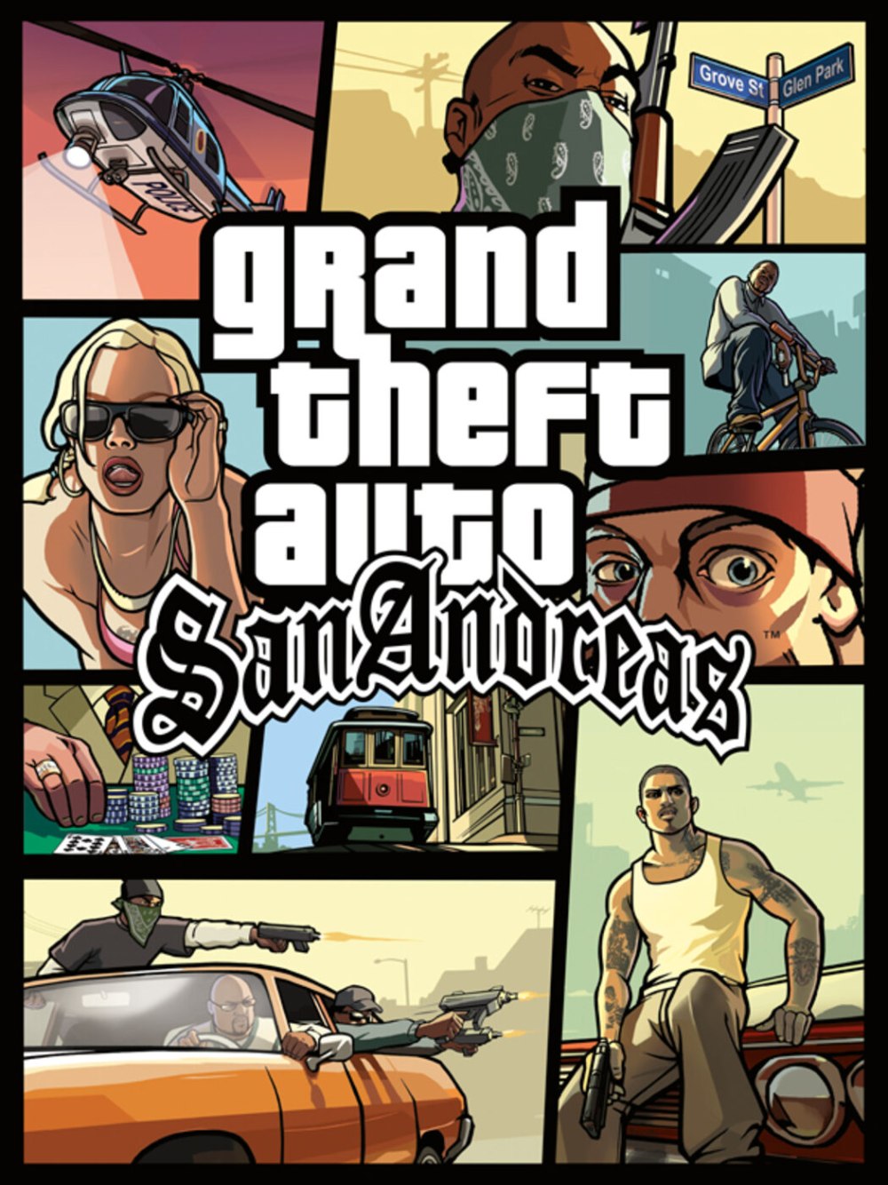Grand Theft auto sa обложка