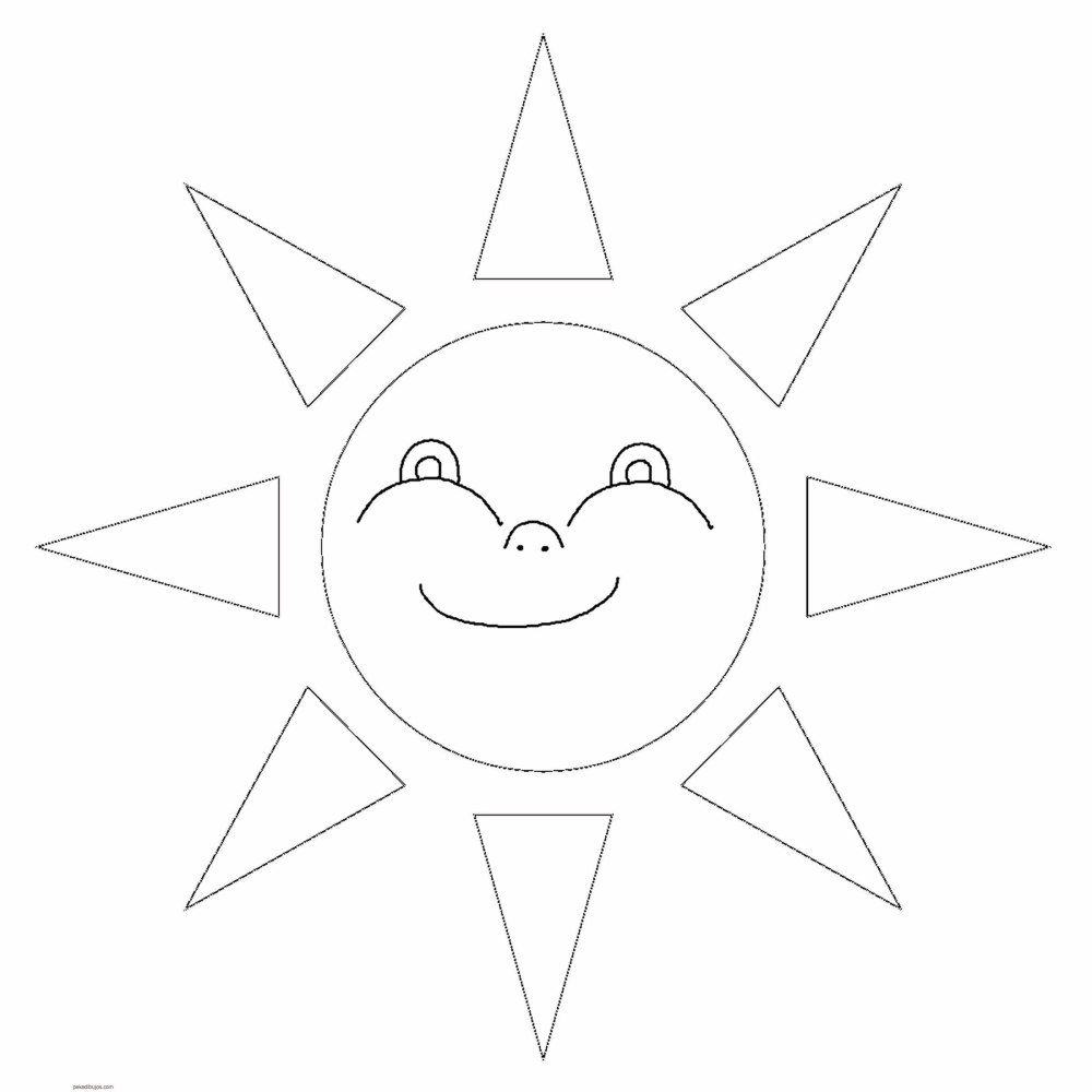 Солнышко силуэт