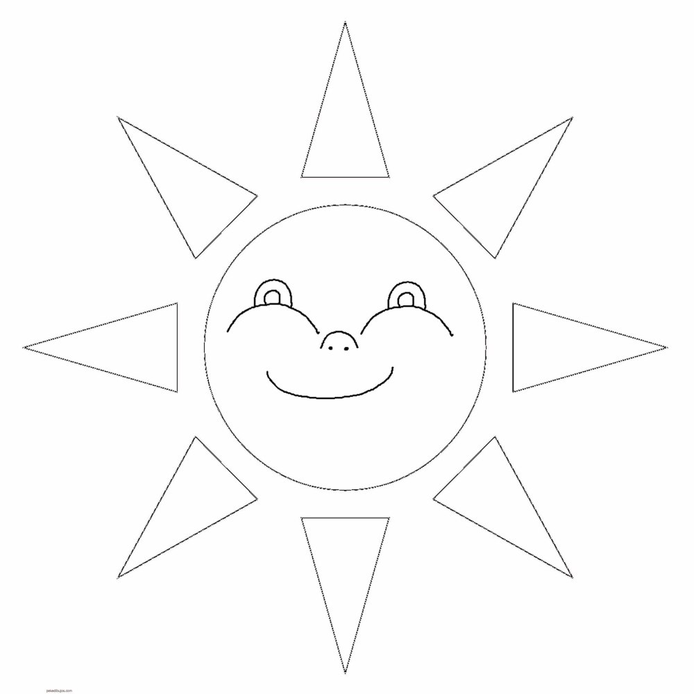 Рисование солнце