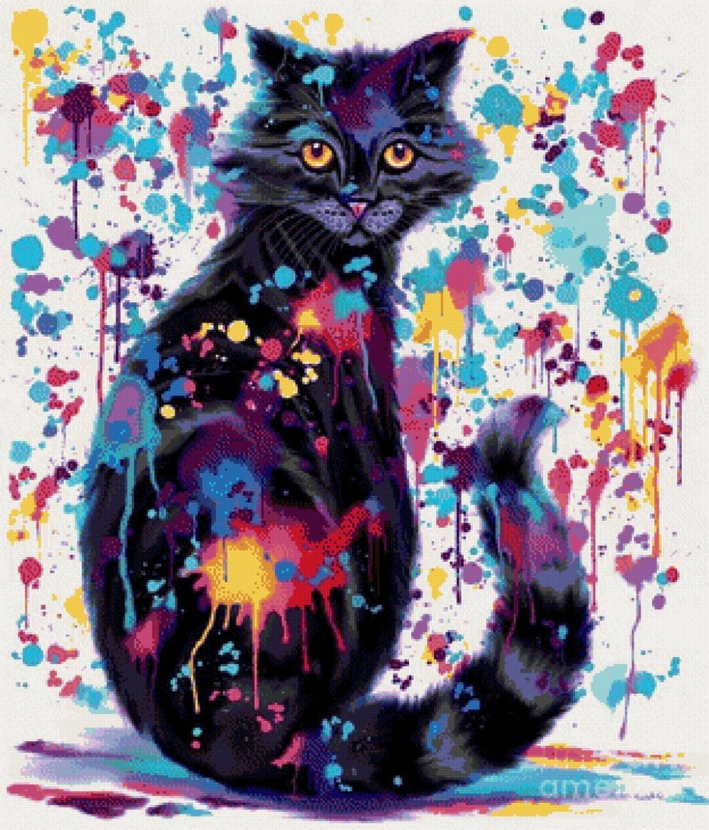 Кот в огне