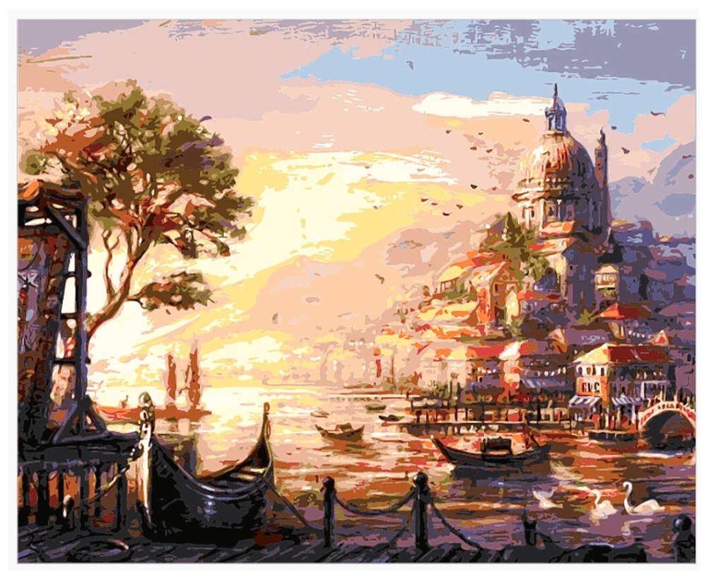 Венеция мост Риальто живопись