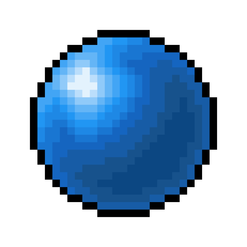 Планета из пикселей для игры