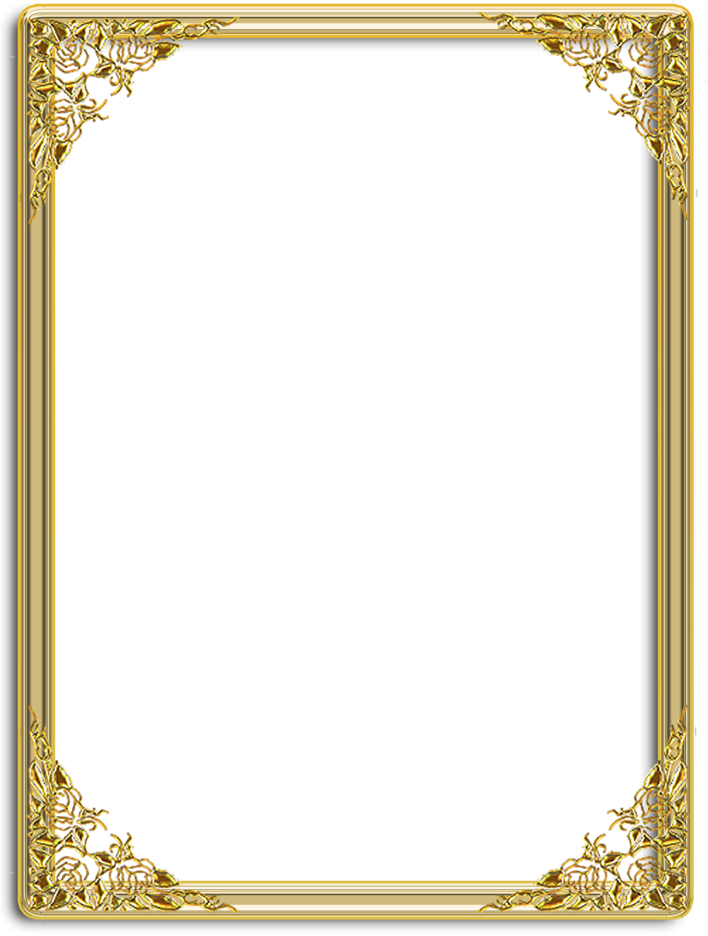 Золотистая рамка