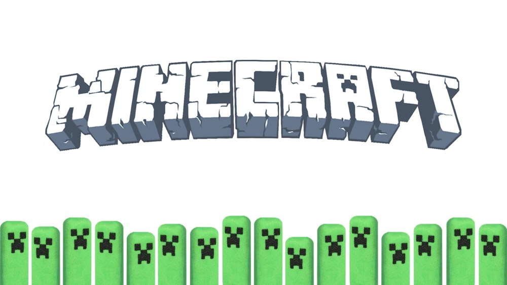 Minecraft надпись