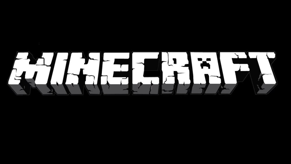 Minecraft надпись