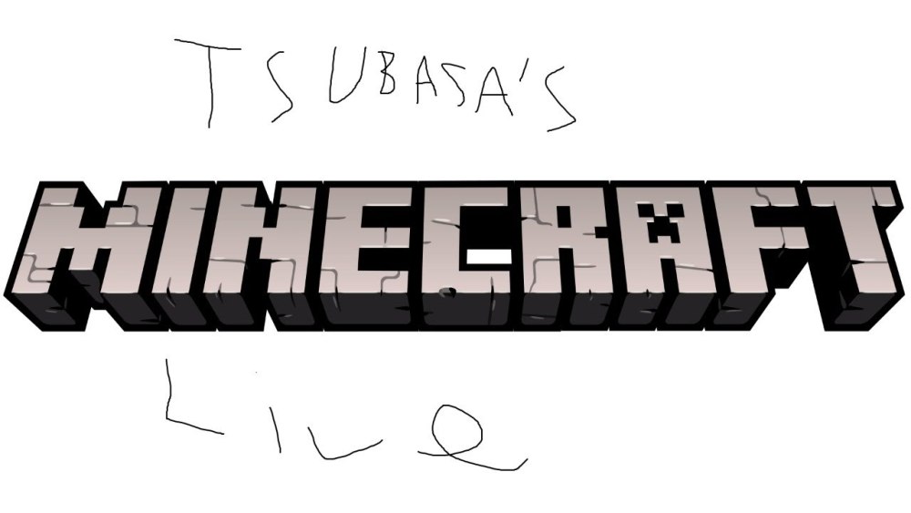 Minecraft надпись