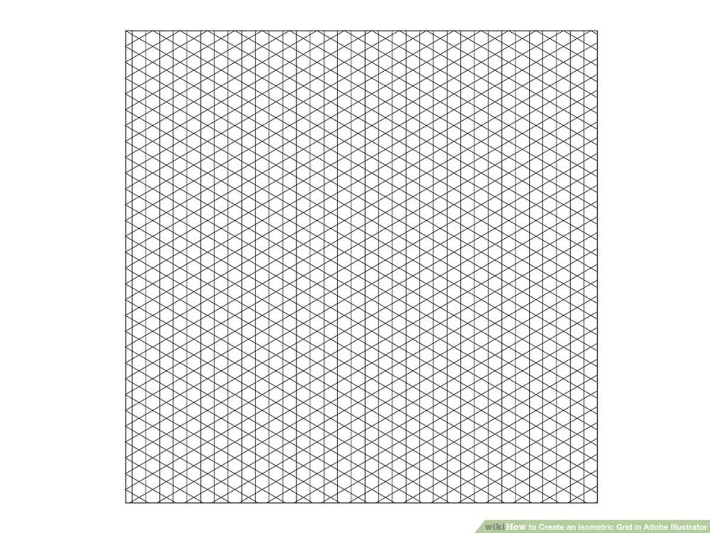 Isometric Grid 500x500