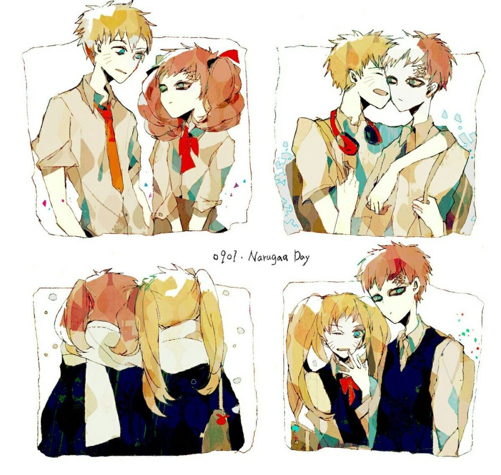 Наруто Узумаки и Гаара