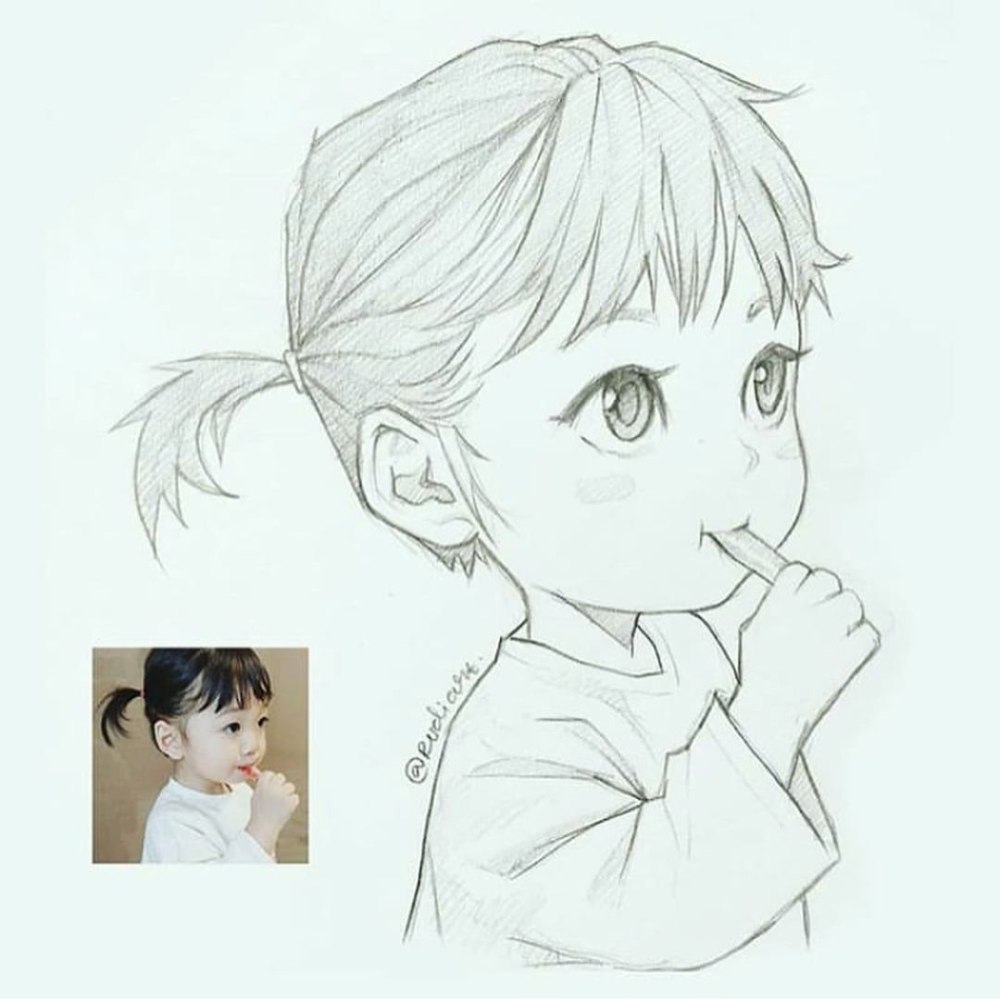 Рисование для детей аниме