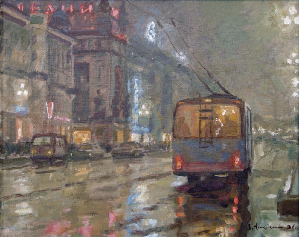 Кубарев Филипп пейзаж Москвы
