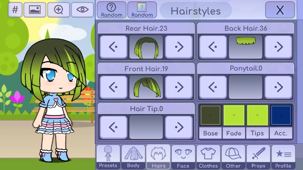 Gacha hair ideas