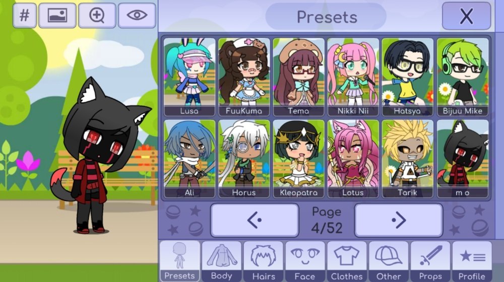 Персонаж игры Gacha Life.
