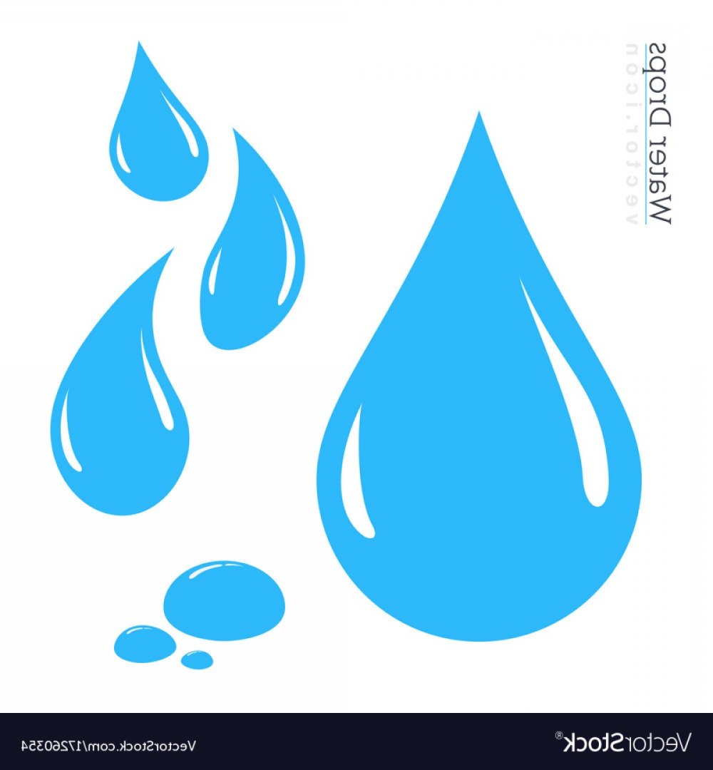 Раскраска капля воды для детей