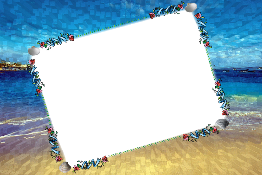 Рамка для фотошопа море