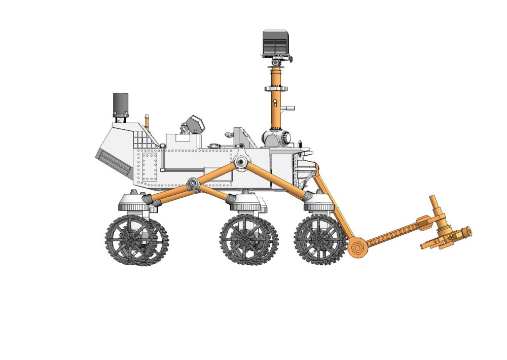 Модель марсохода Curiosity