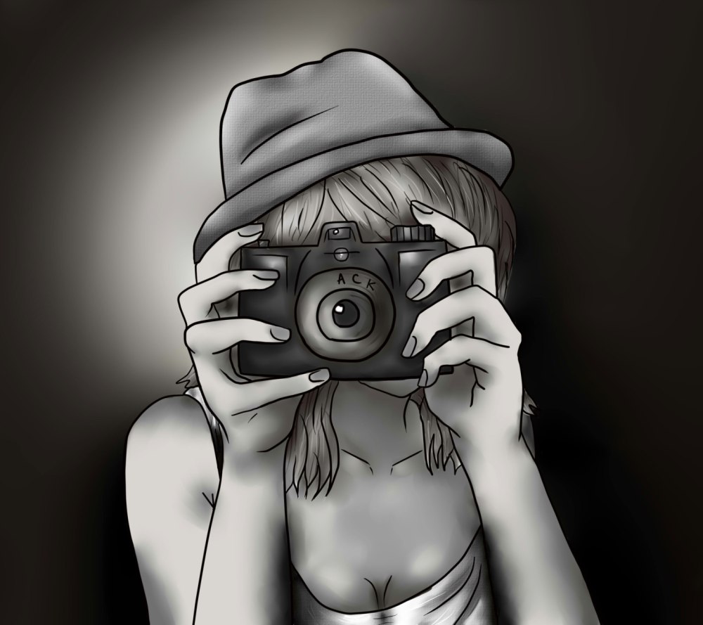 Девушка с фотоаппаратом