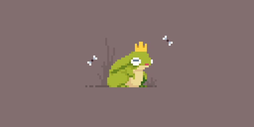 Лягушка Pixel Art