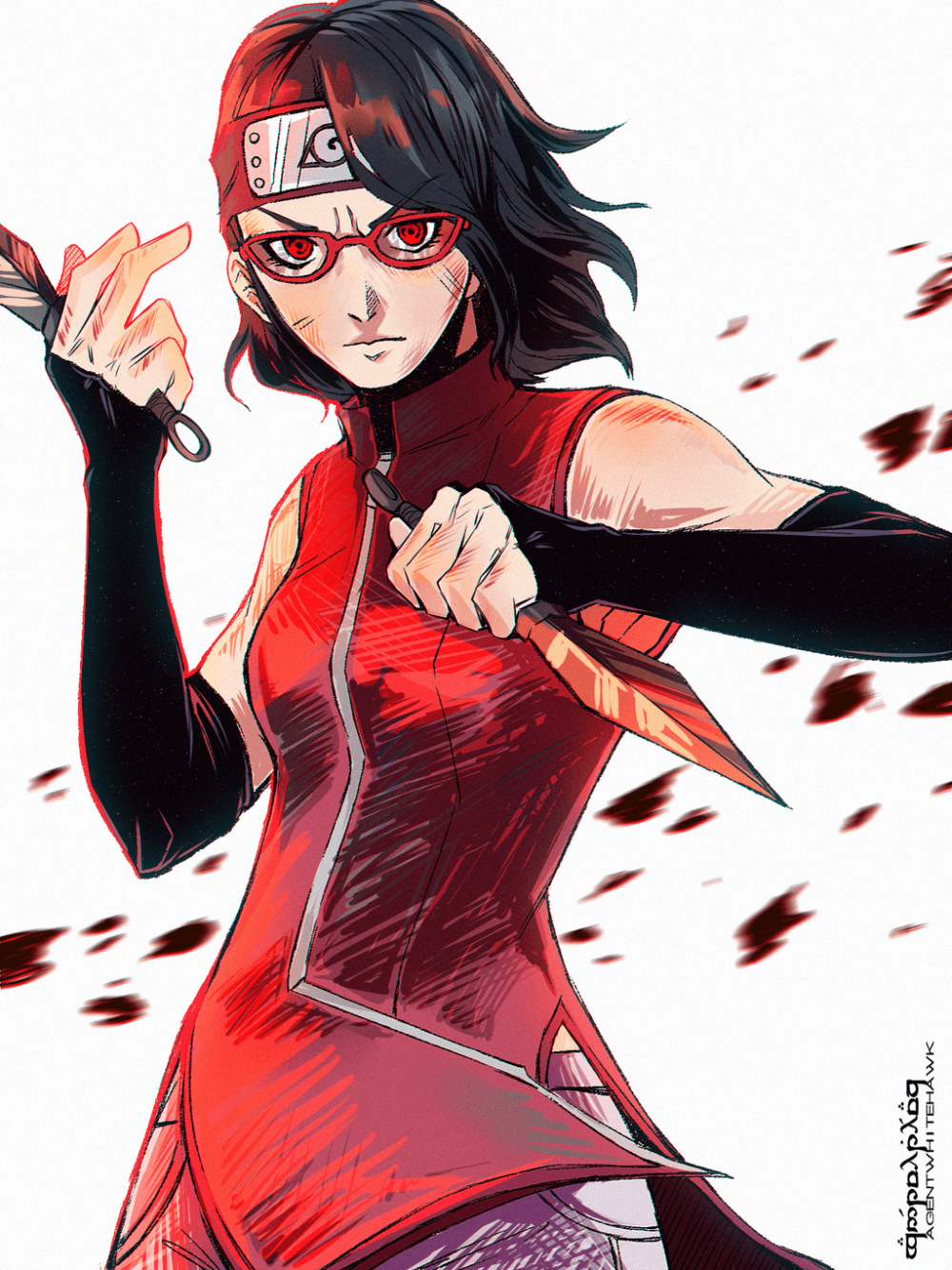 Sarada Uchiha взрослая