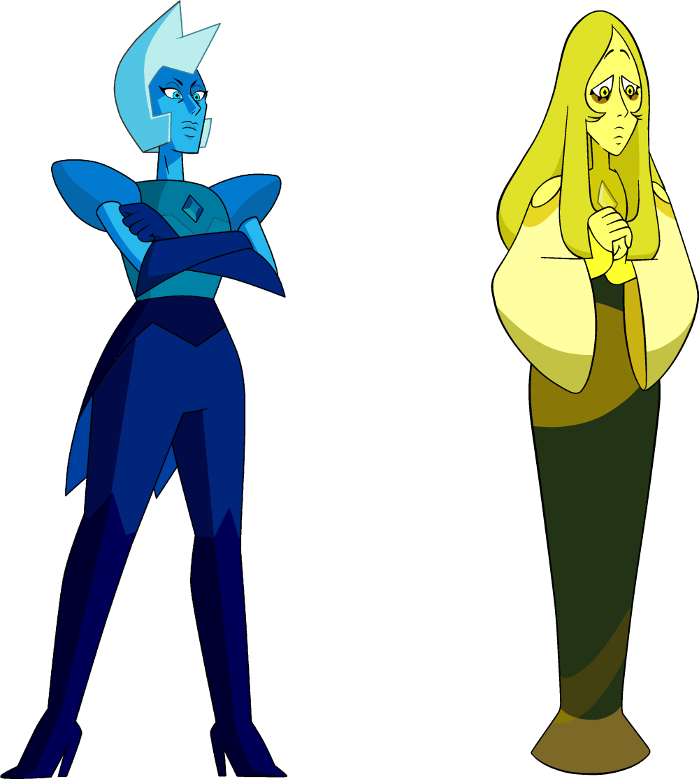 Steven universe diamonds. Желтый и синий Алмаз Вселенная Стивена. Blue Diamond x Yellow Diamond Steven Universe.