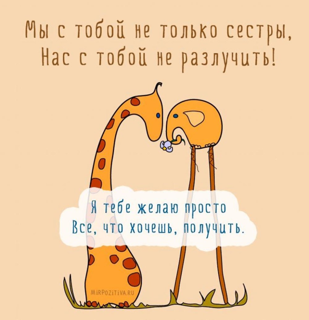 С днём рождения сесетре
