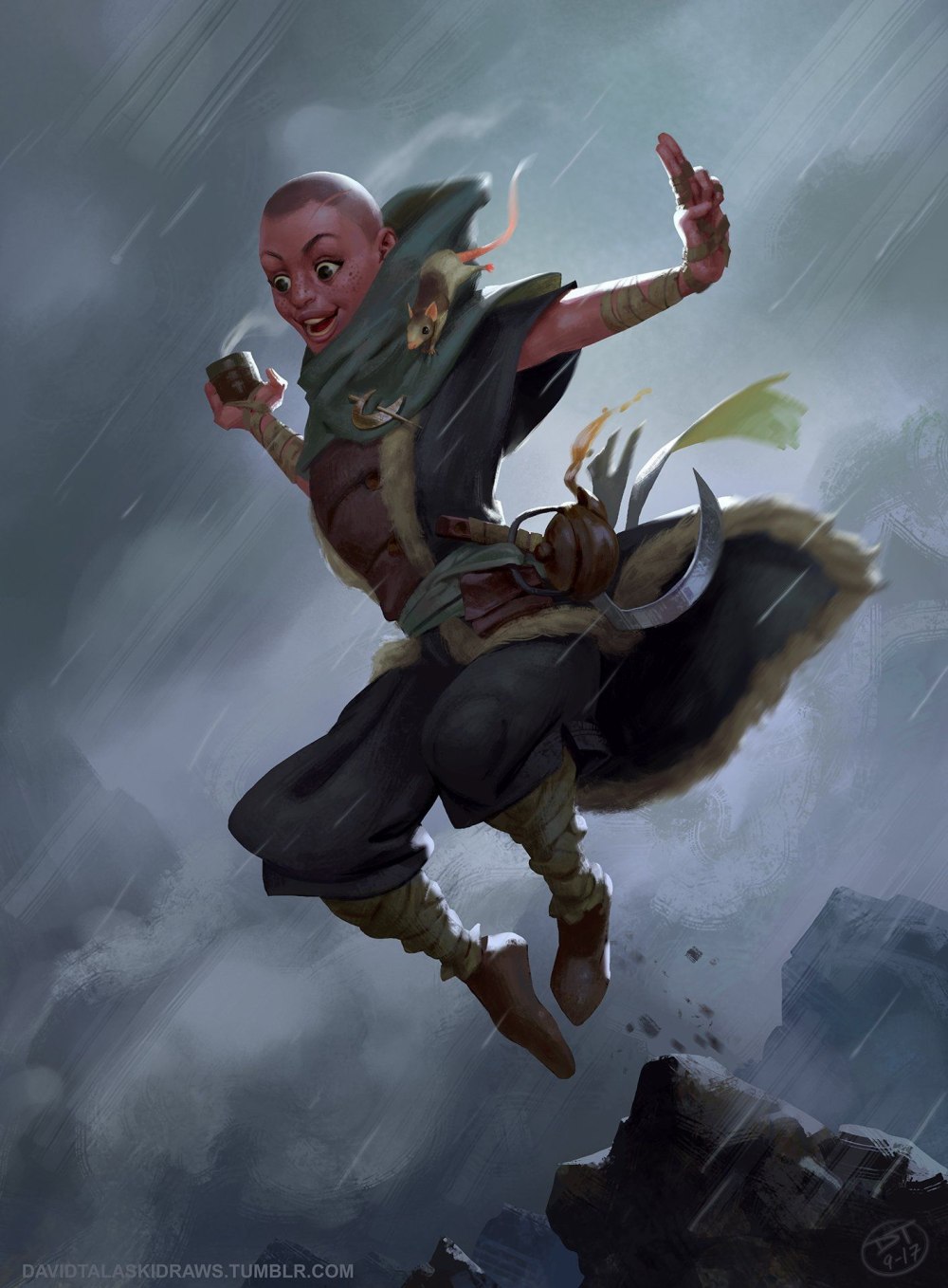 Монах DND Art