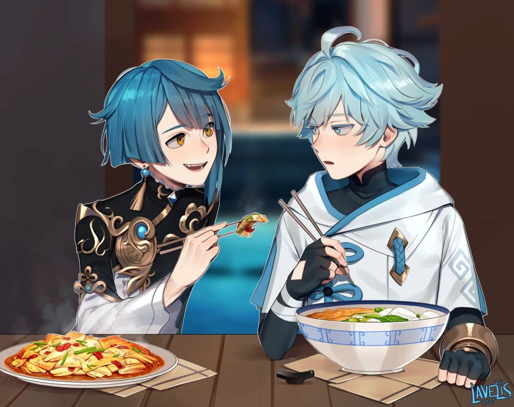 Qiqi and Ganyu