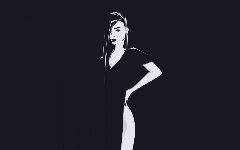 Рисунки на черном фоне