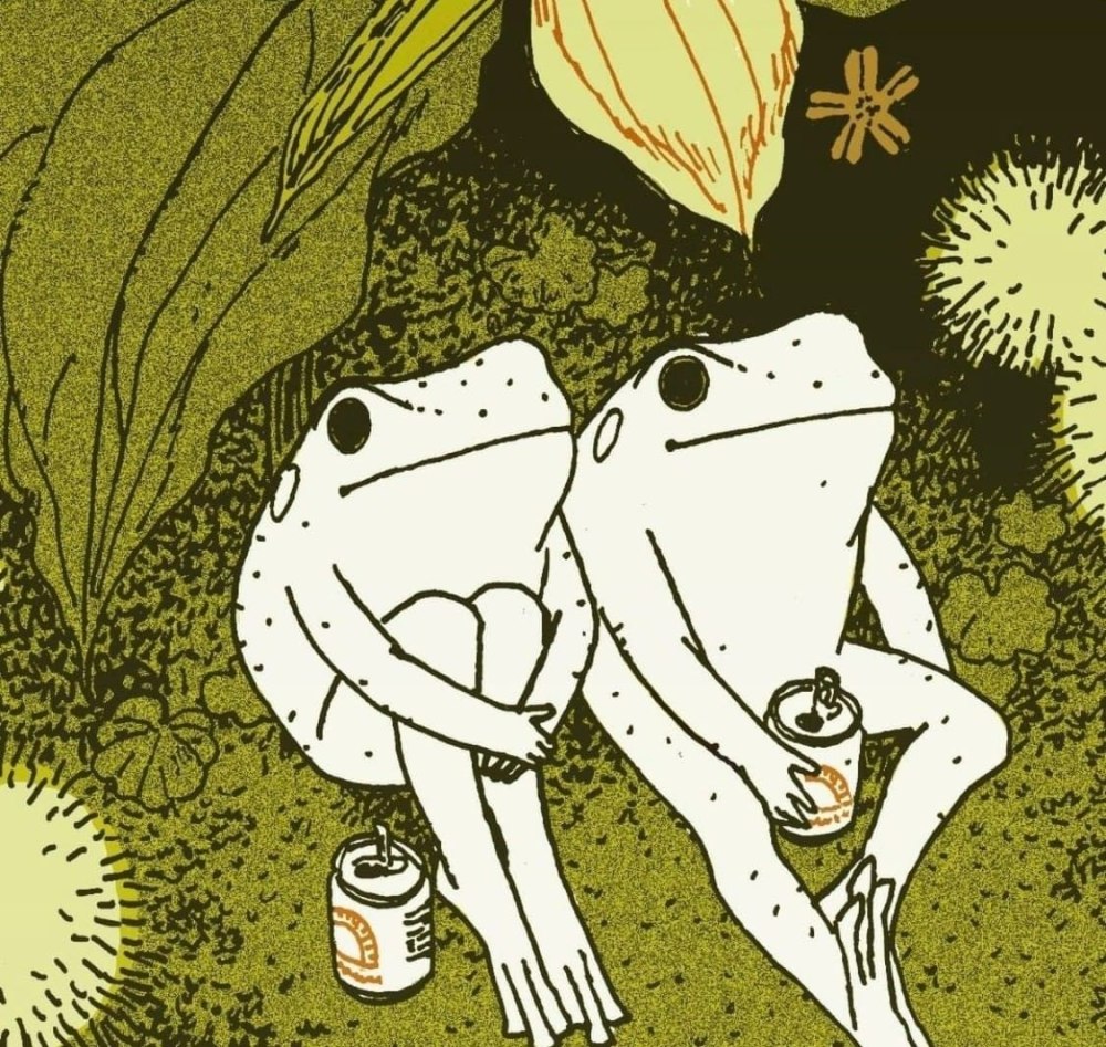 Кавайные лягушки
