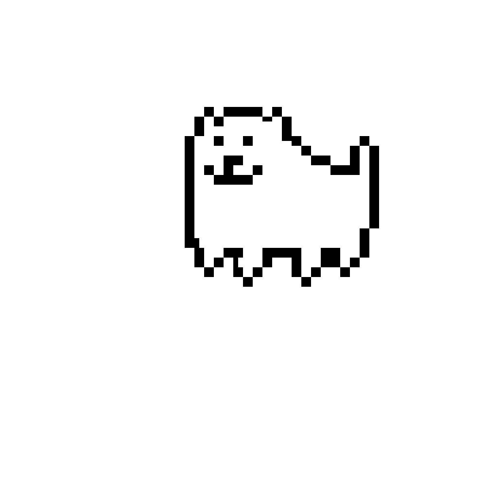 Надоедливая собака Undertale обои