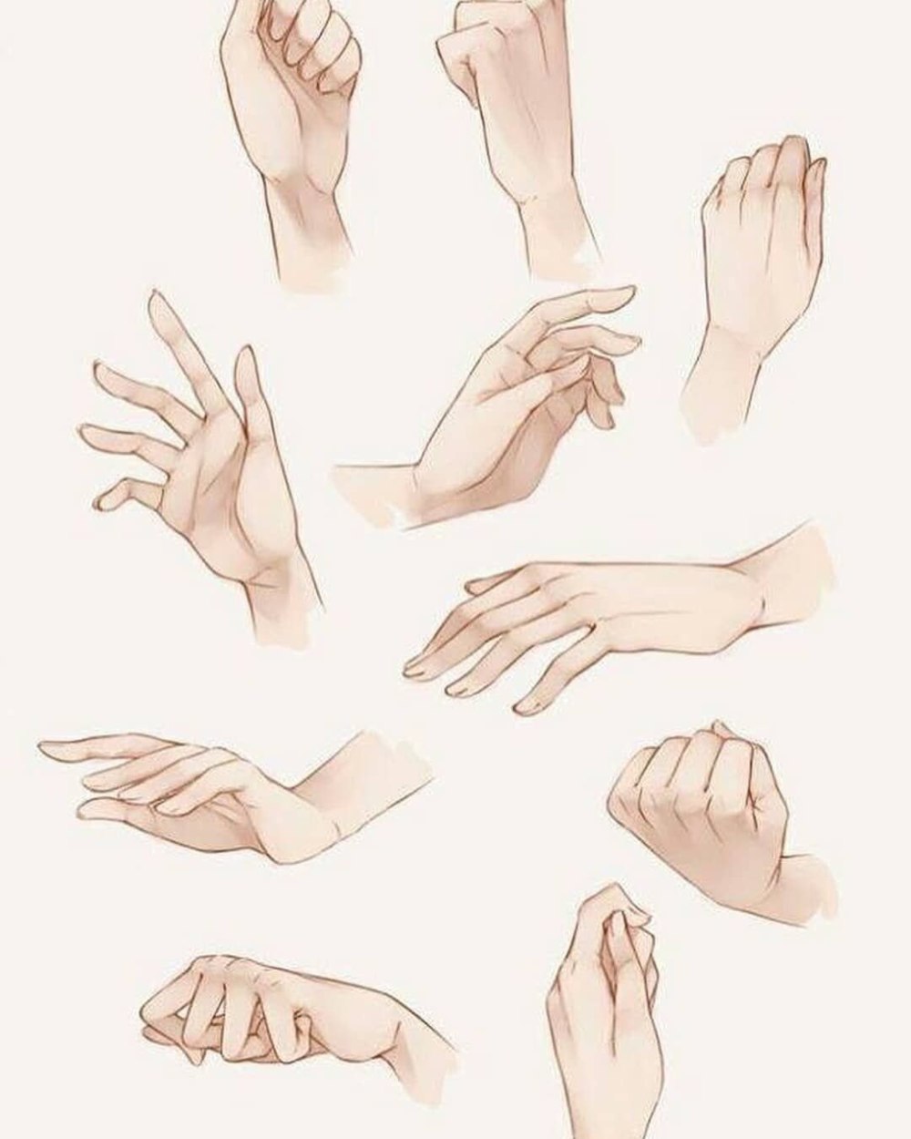 Референс руки думает