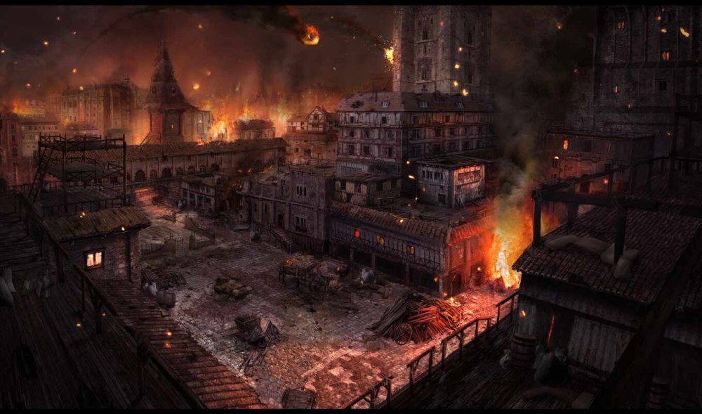 Город в огне