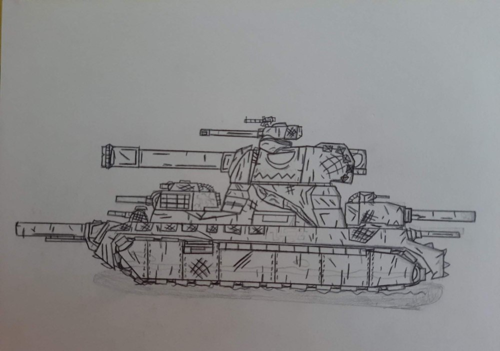 Танчик вид сверху