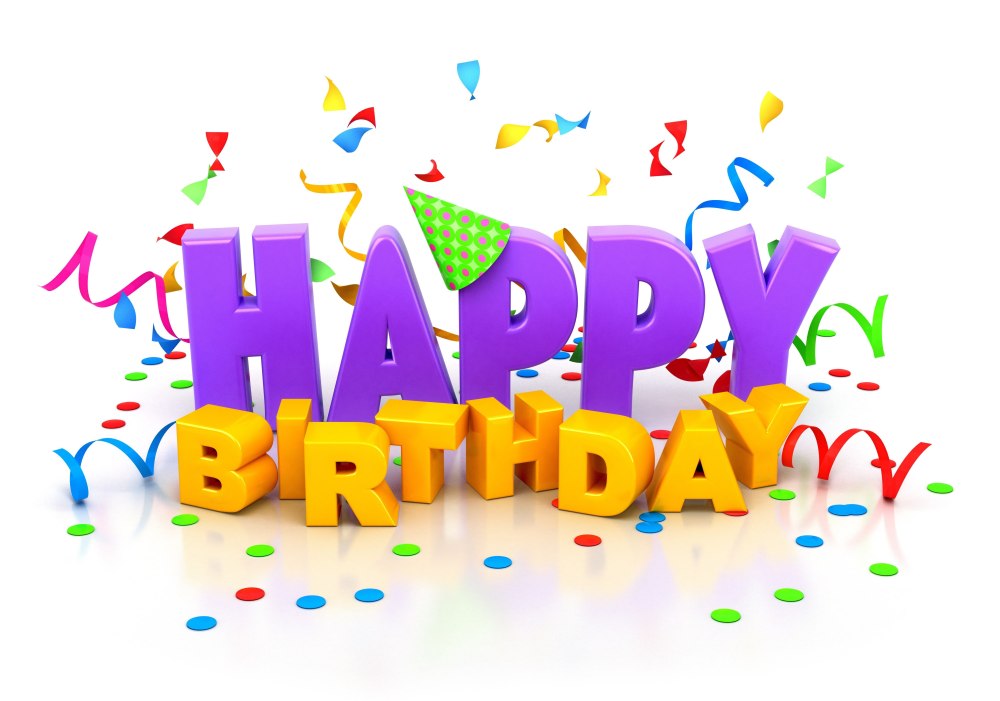 Пиксельная надпись Happy Birthday