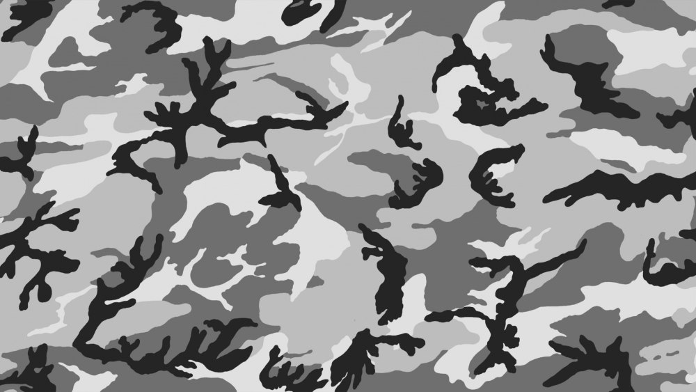 Ткань Black Camo Urban