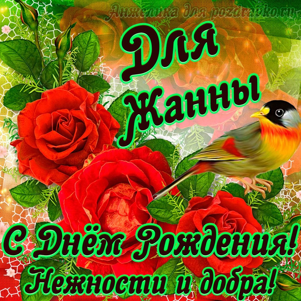 С днём рождения Жанна Александровна