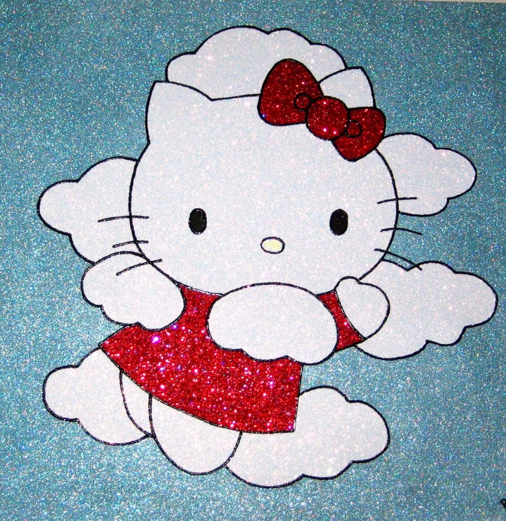 Kuromi hello Kitty Постер