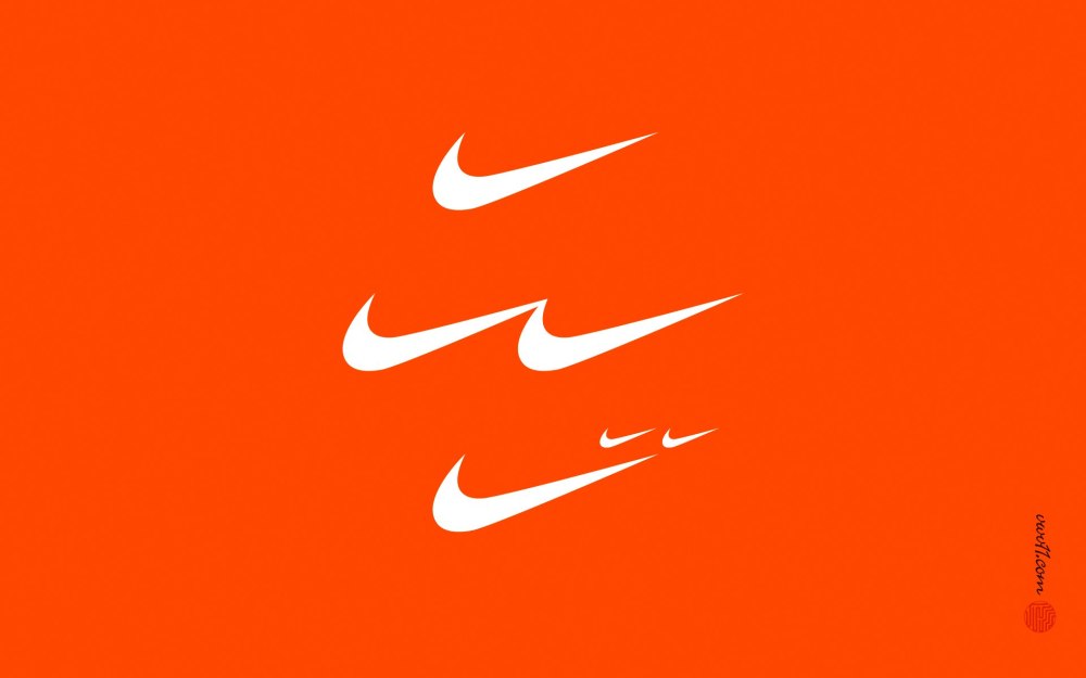 Неоновые обои Nike