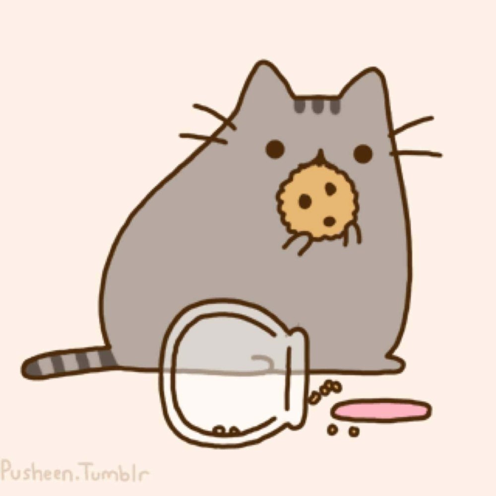 Котики мультяшные няшные